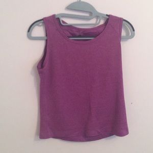 Purple Workout Tank Top